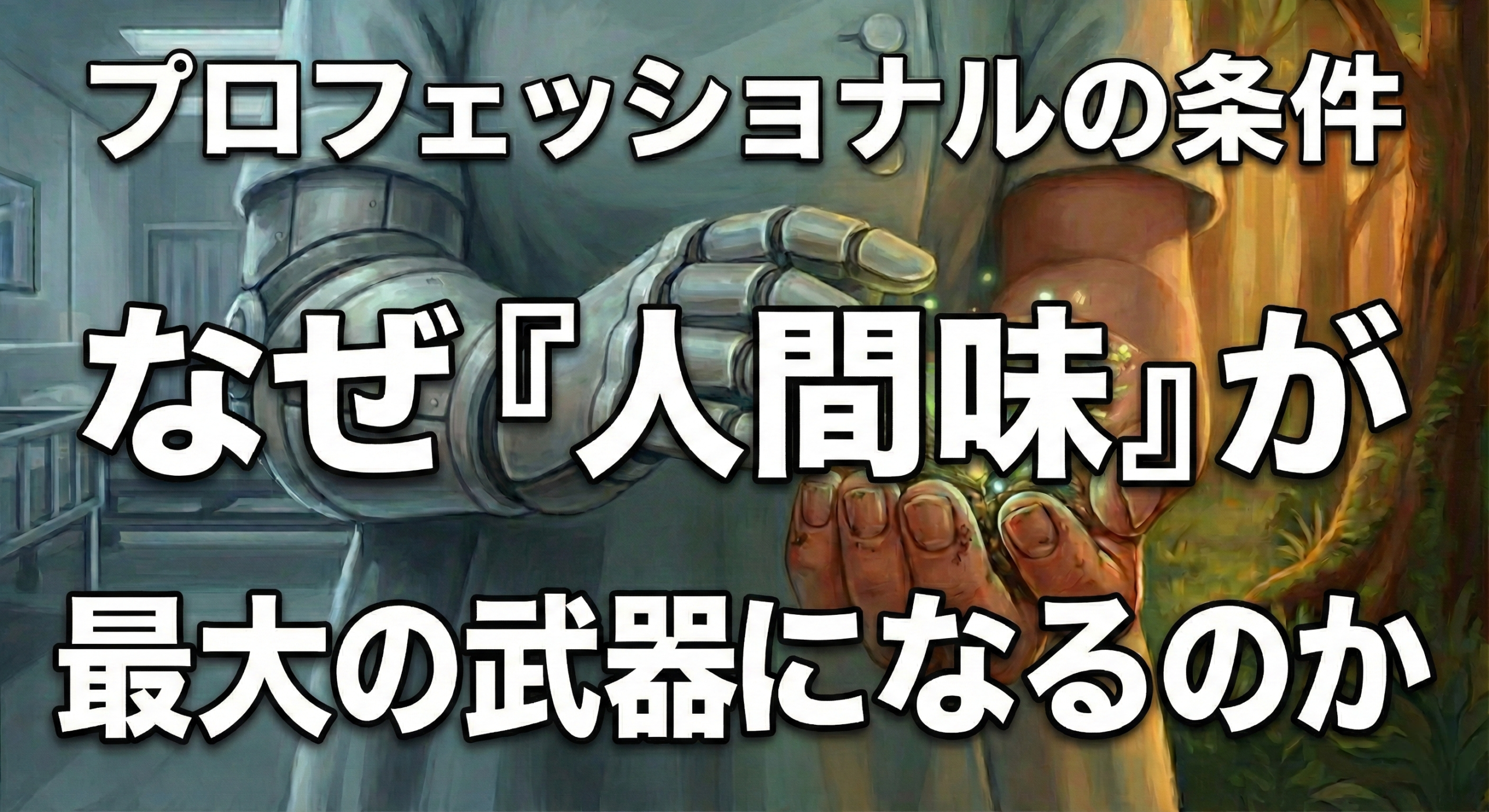プロフェッショナルの条件なぜ「人間味」が最大の武器になるのか