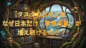 タスクの日米比較 — なぜ日本だけ「事務作業」が増え続けるのか